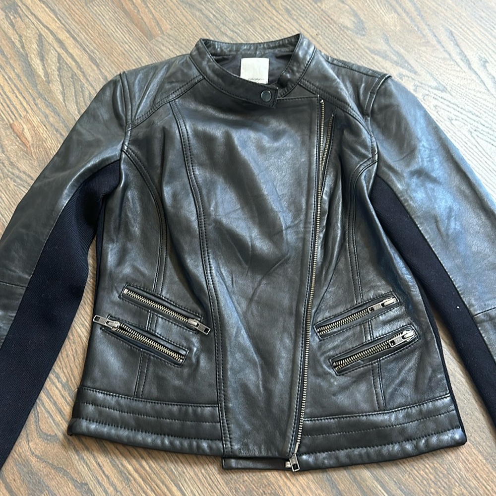 Leather jacket